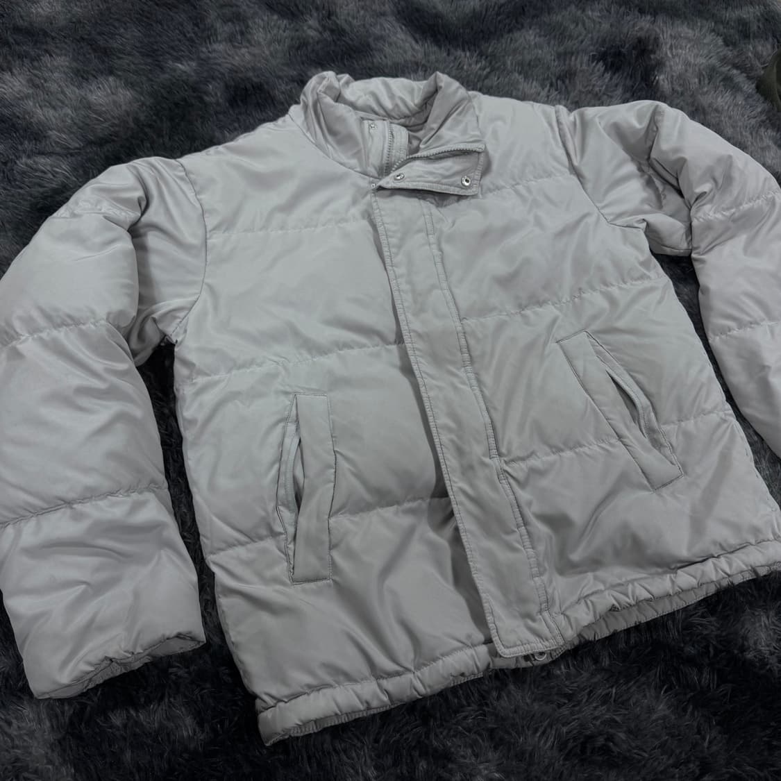 투티/0109 인사일런스 덕다운 라이트그레이 패딩 상품이미지2