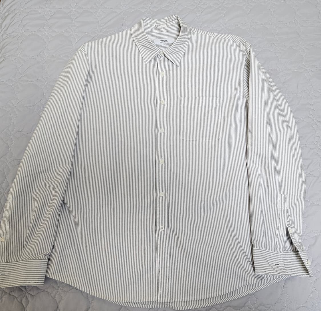 무탠다드 스트라이프 릴렉스핏 옥스포드셔츠 M 상품이미지2