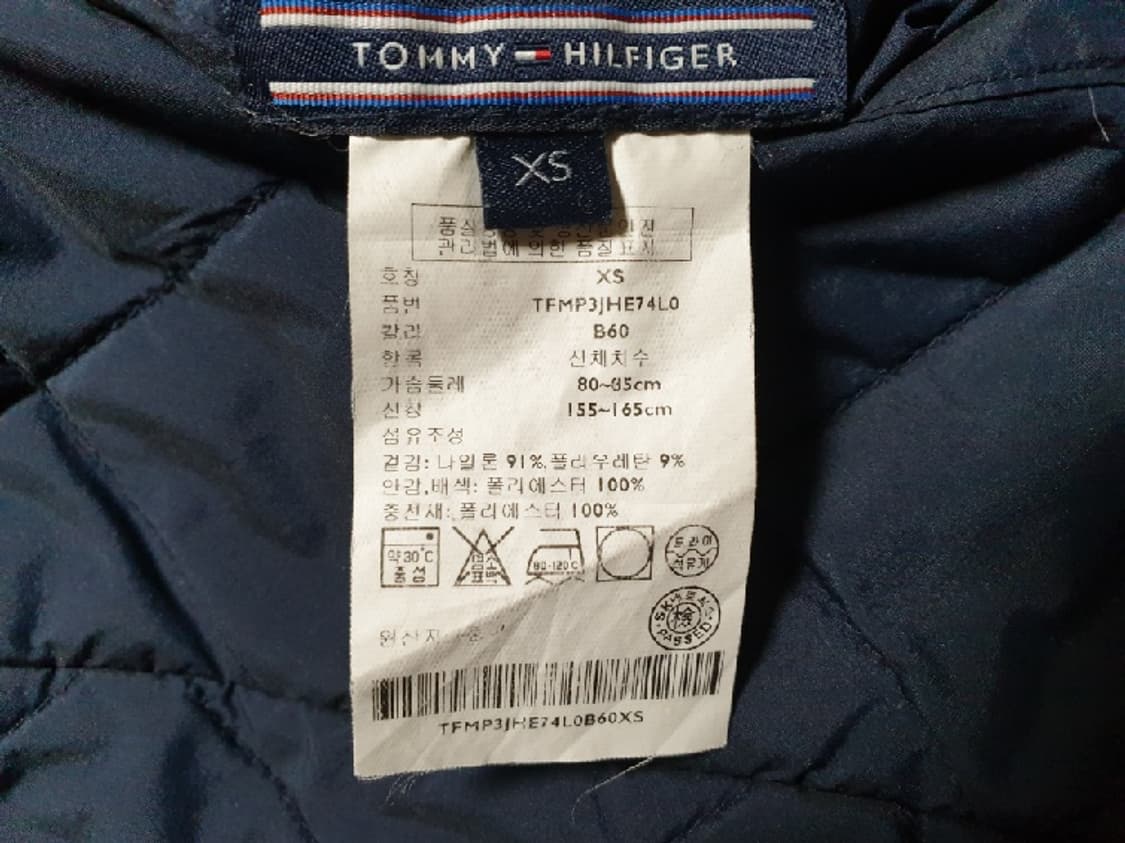 타미힐피거 네이비 퀼팅 양면패딩 롱자켓  여성 55

 상품이미지10