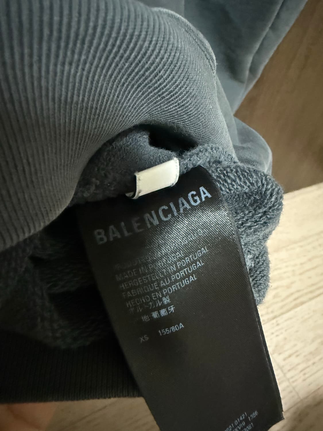 발렌시아가 웨이브로고 폴리티컬 후드 상품이미지6