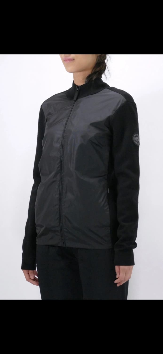 캐나다구스 여성 윈드브릿지 니트패딩 자켓 블랙 S 하이브릿지 상품이미지2