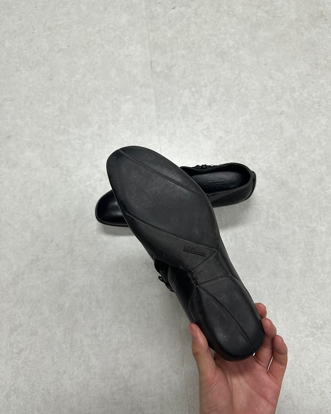 막스마라 레더 앵클 슈즈   상품이미지6