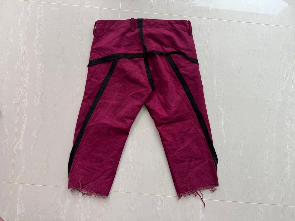Zambarrett burgundy shorts 상품이미지7