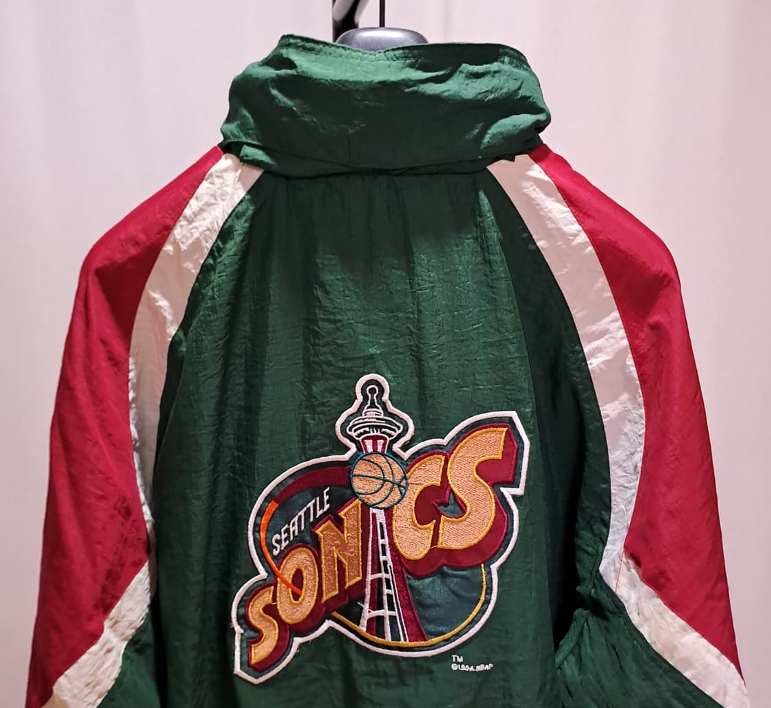 (택포) 리복 90s NBA 시애틀 슈퍼소닉 리버시블 바람막이 A836 상품이미지6