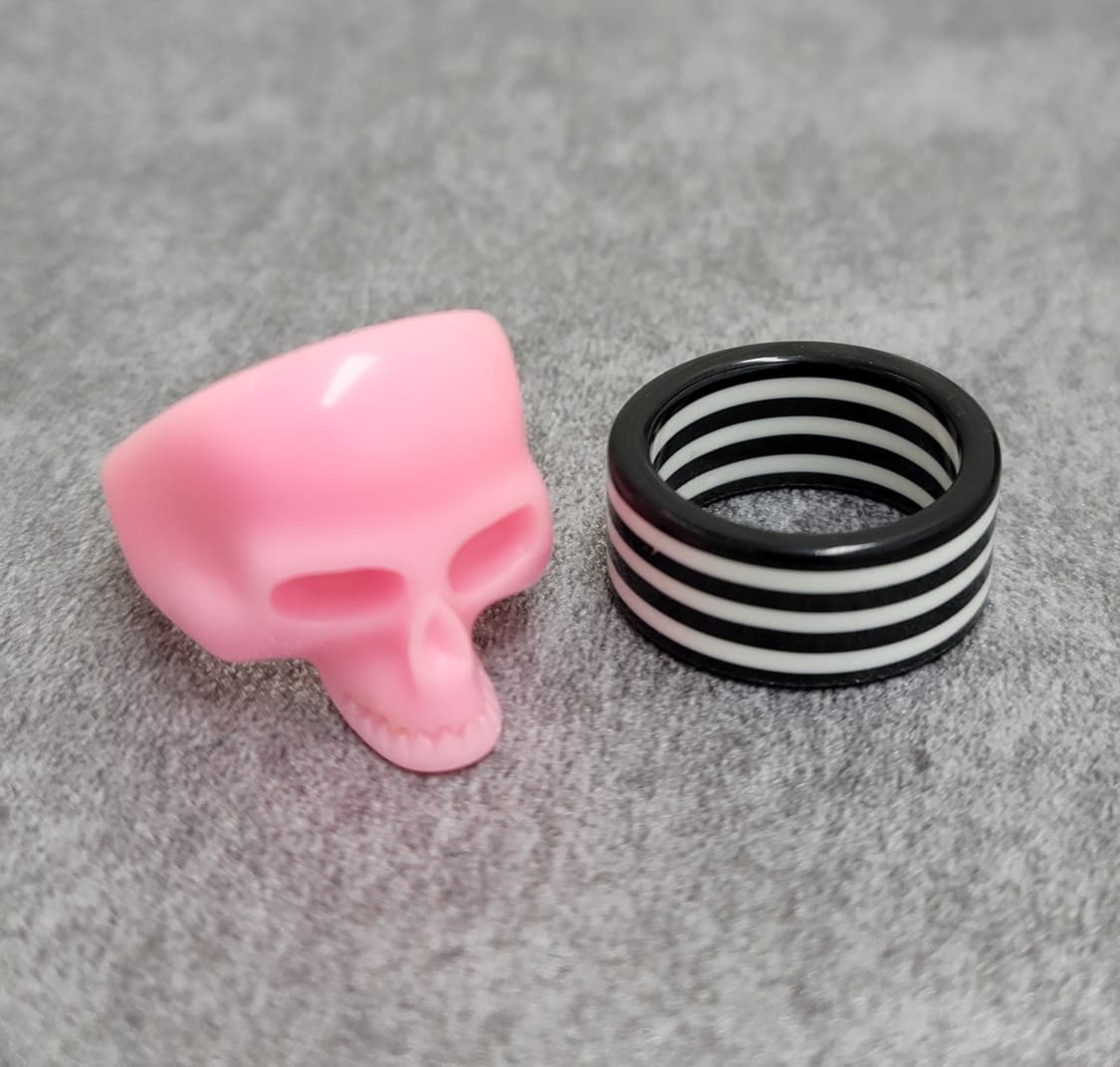 skull ring set 상품이미지1