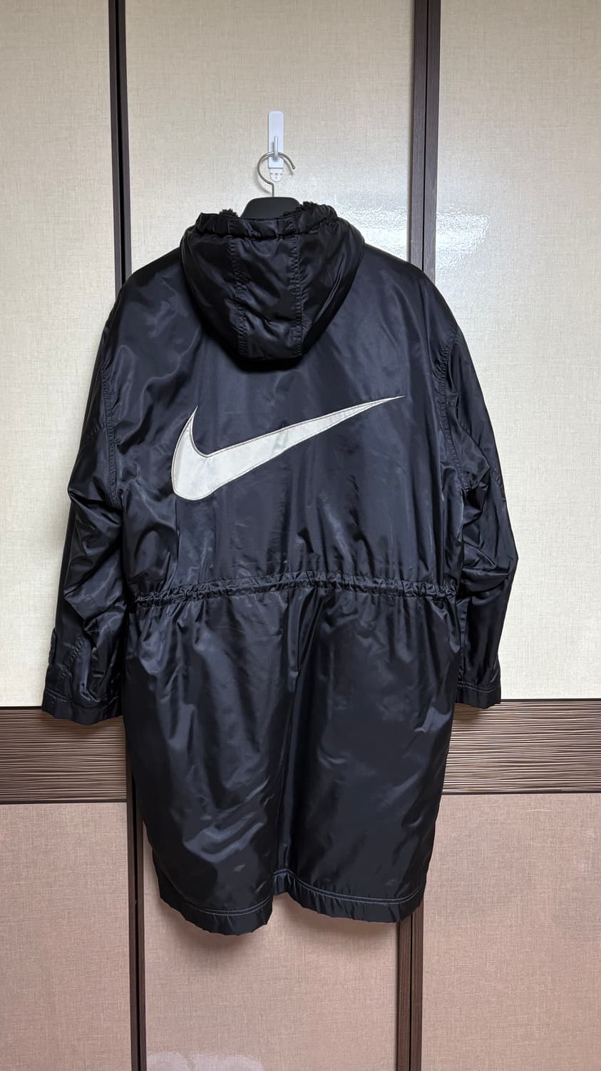 나이키 빈티지 빅스우시 돕바 블랙 롱 후드 자켓 M 상품이미지1
