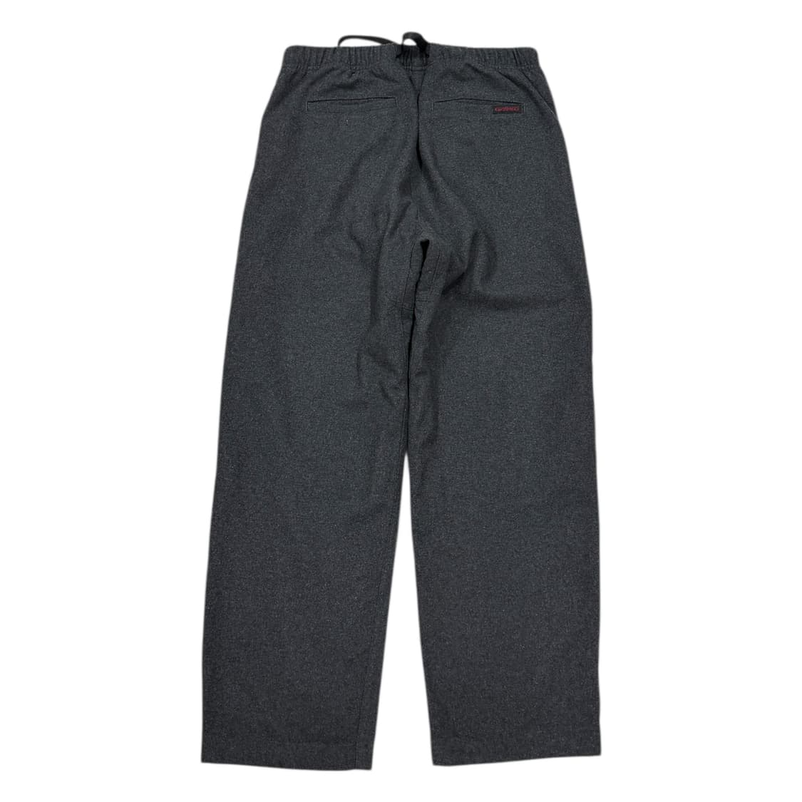 그라미치 벨트 울 테이퍼드 팬츠 바지 차콜 그레이 L 상품이미지3