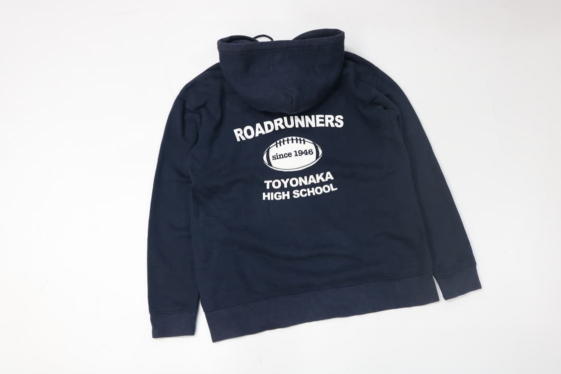 유나이티드 애슬 네이비 로드러너 후드 집업 (XL) 상품이미지2