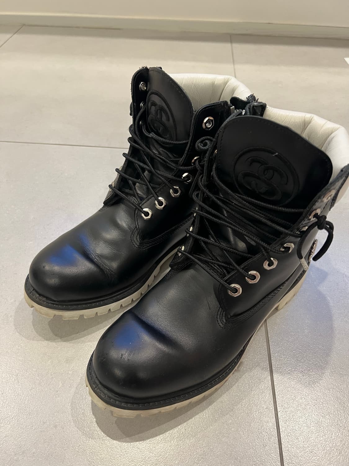 스투시 x 팀버랜드 6인치 부츠 블랙 42 265 상품이미지2