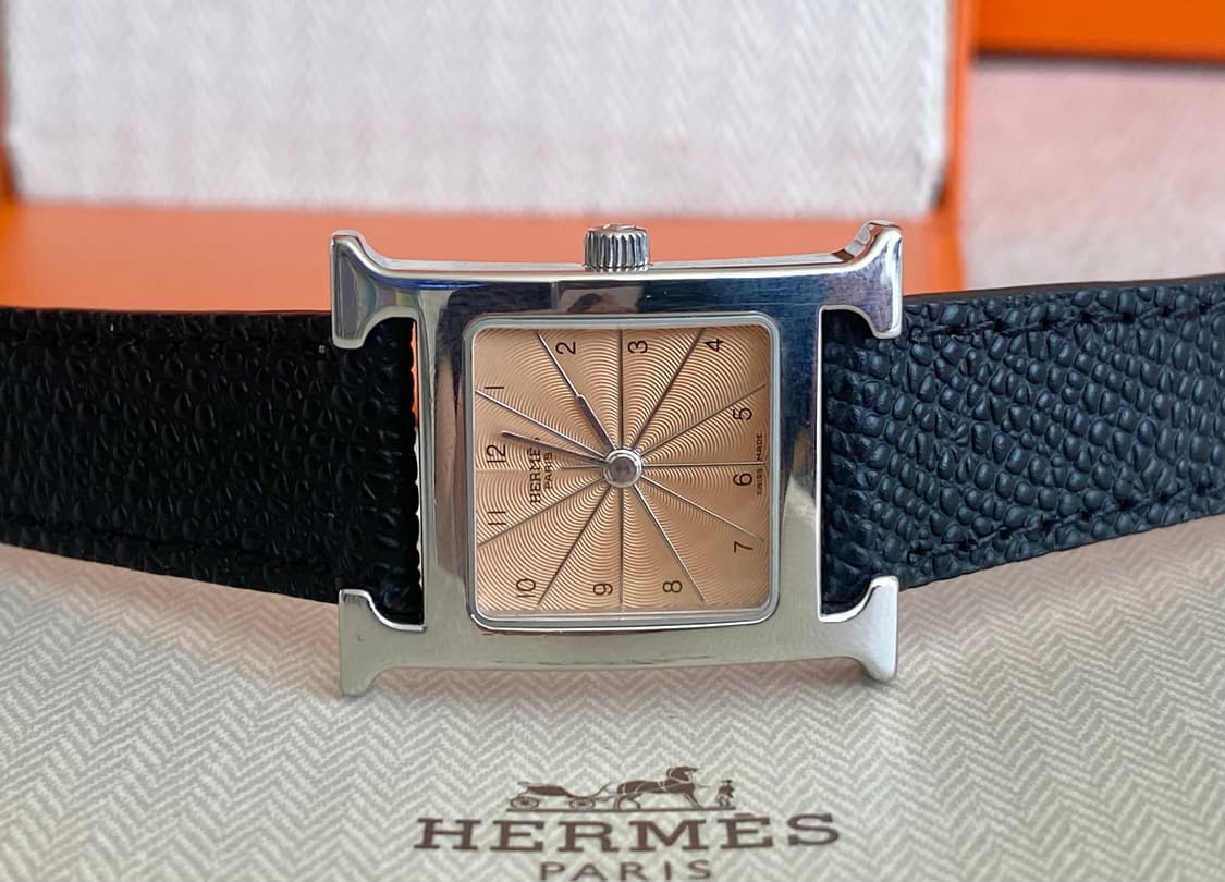 에르메스 H아워 1.210 인디핑크 여성용 쿼츠 PM 사이즈 상품이미지3