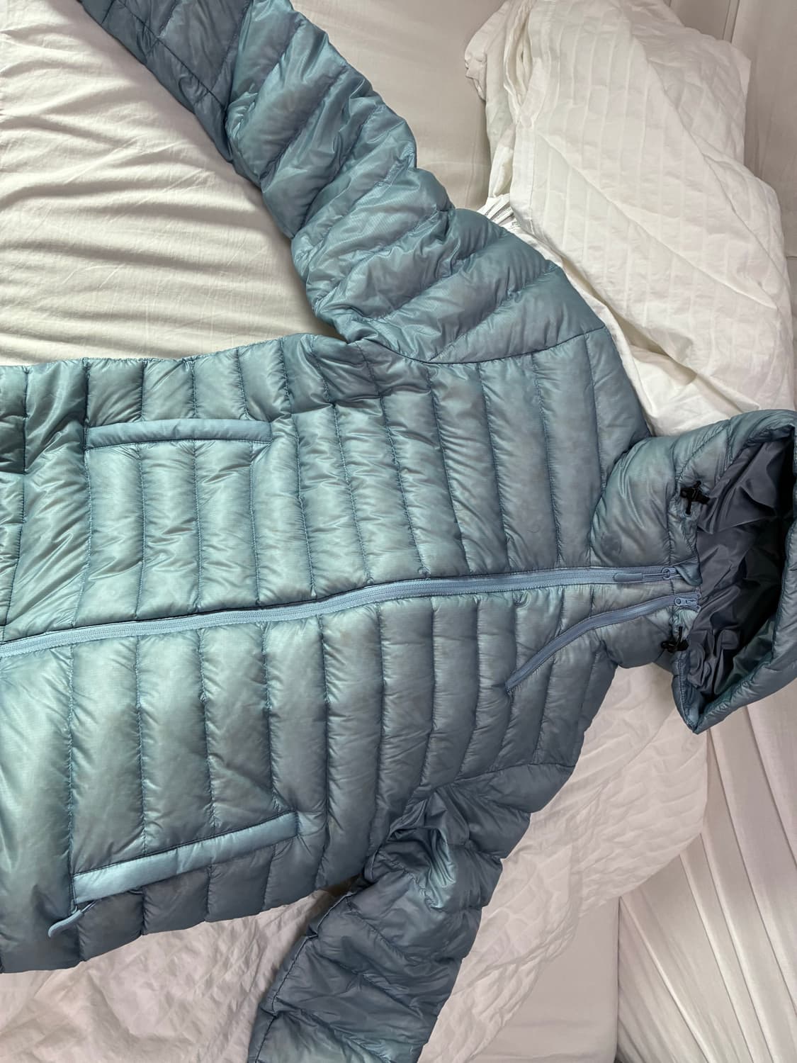 산산기어 서픽스 푸퍼 경량패딩24fw 블루 상품이미지2