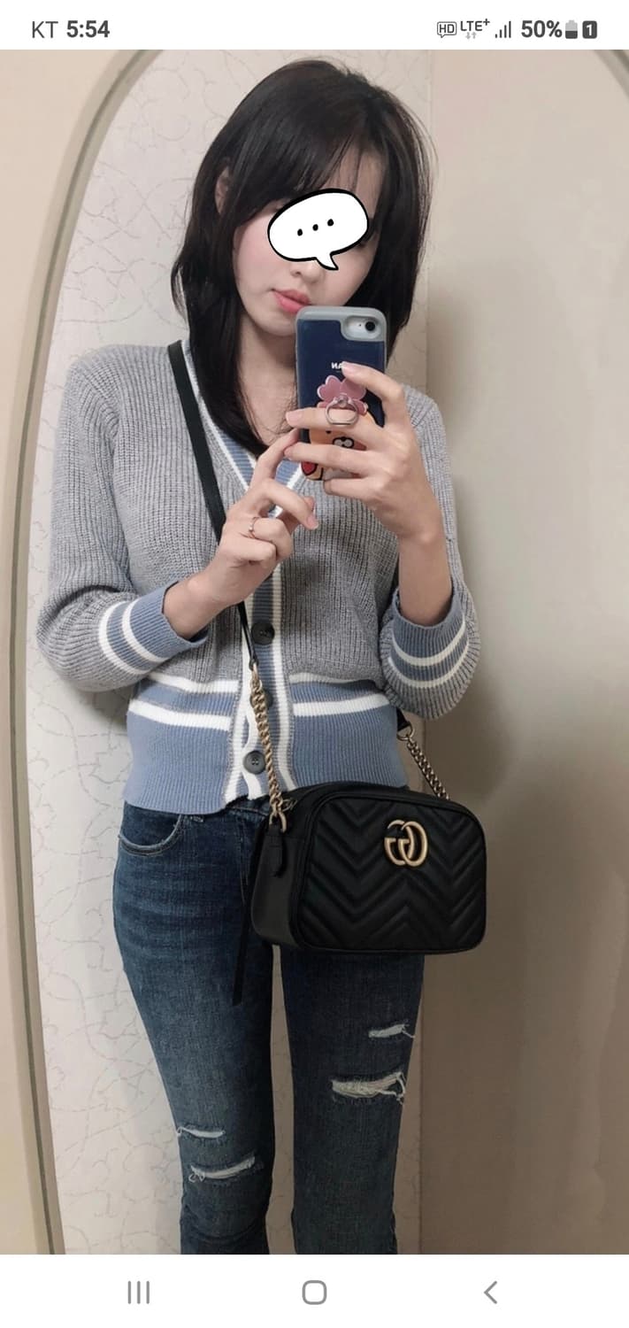 구찌 마몬트 마틀라세 스몰 크로스/크로스백 새상품급 정품(감정O) 상품이미지5