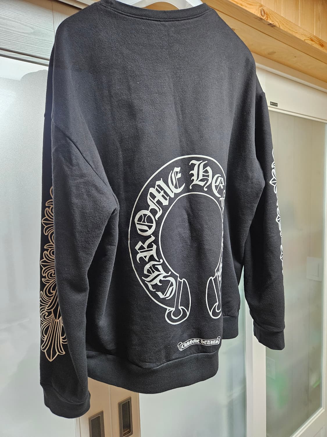 [L] 크롬하츠 홀스슈 플로랄 크루넥 상품이미지1