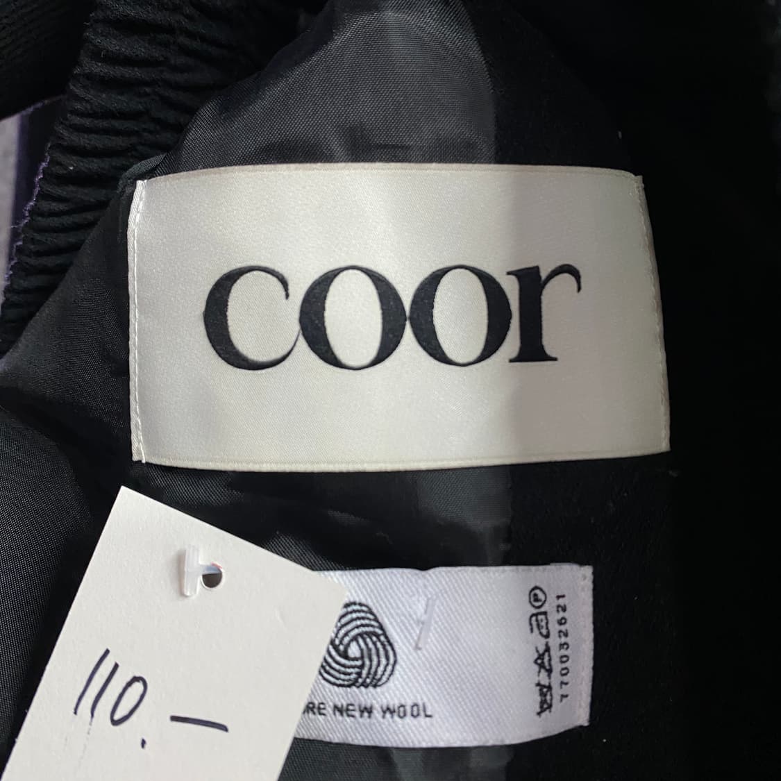 쿠어 미니멀 블랙 스웨이드 블루종 자켓 B3434 상품이미지3