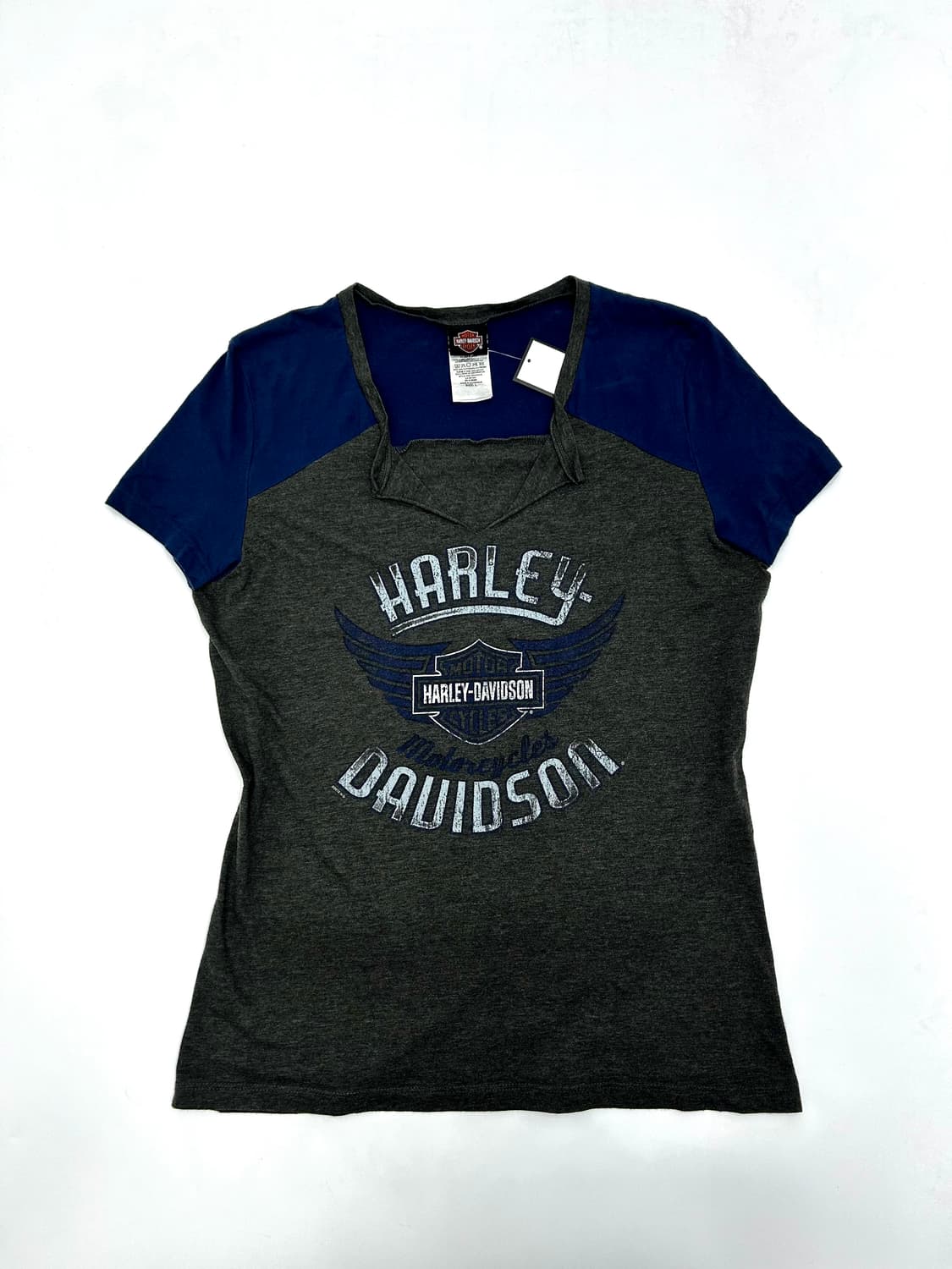 할리데이비슨 우먼 윙로고 반팔티 상품이미지1