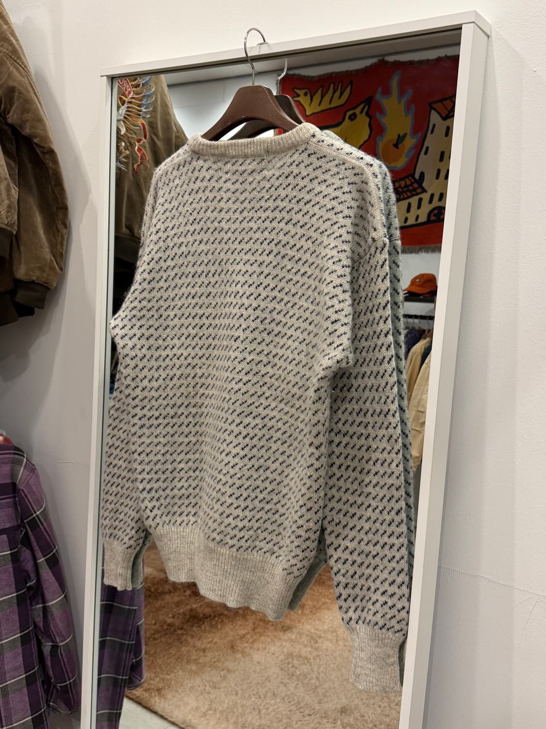 Manopoly 빈티지 패턴 울 니트 상품이미지4