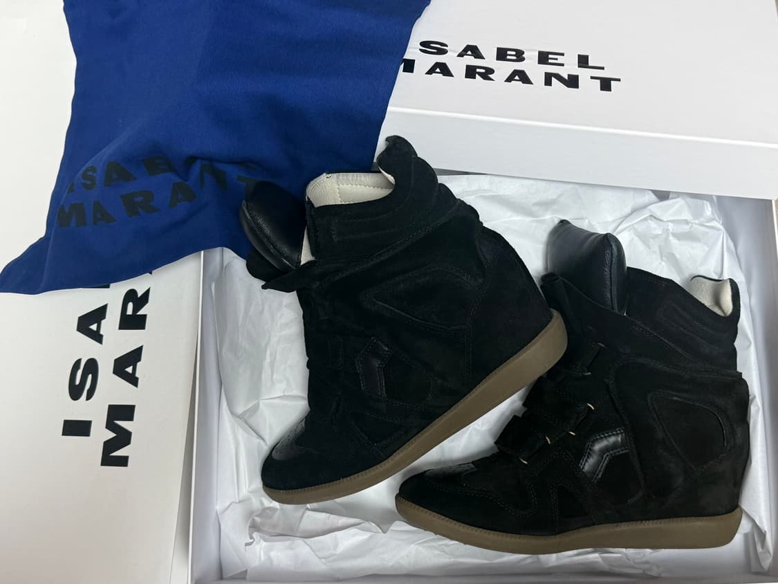 이자벨마랑 베켓 스니커즈 블랙 풀박 39 (245) 상품이미지1