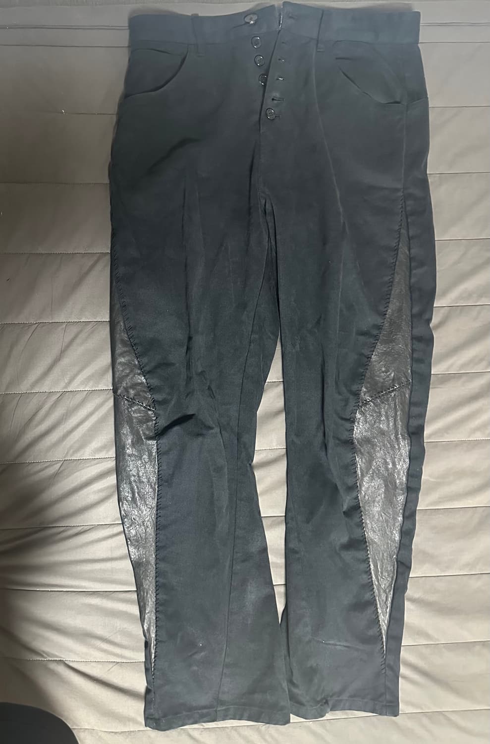 SAN263-1 Vegitable Pants black 1 상품이미지2