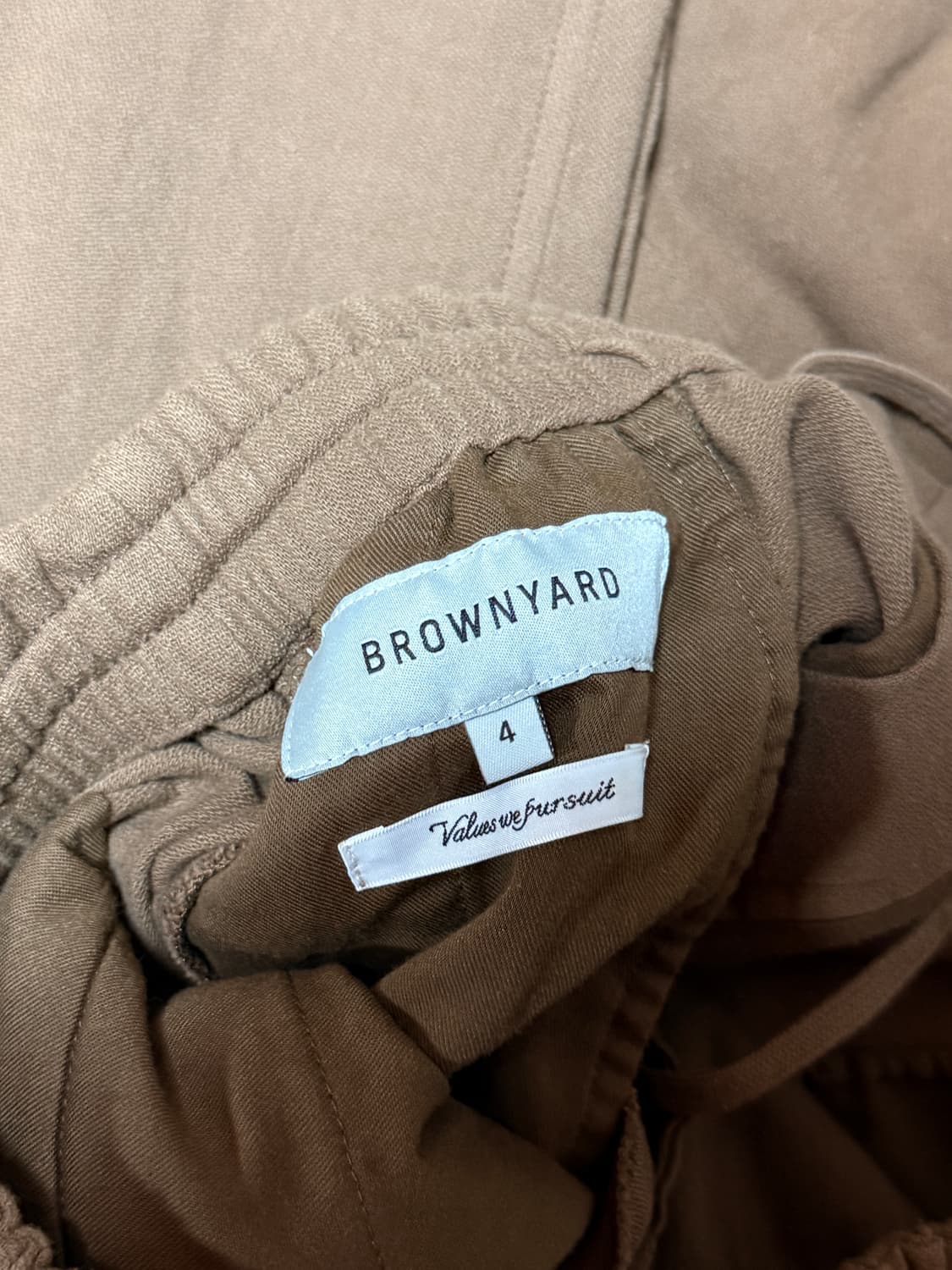 브라운야드25s/s 브라운 코튼 셋업 상품이미지5