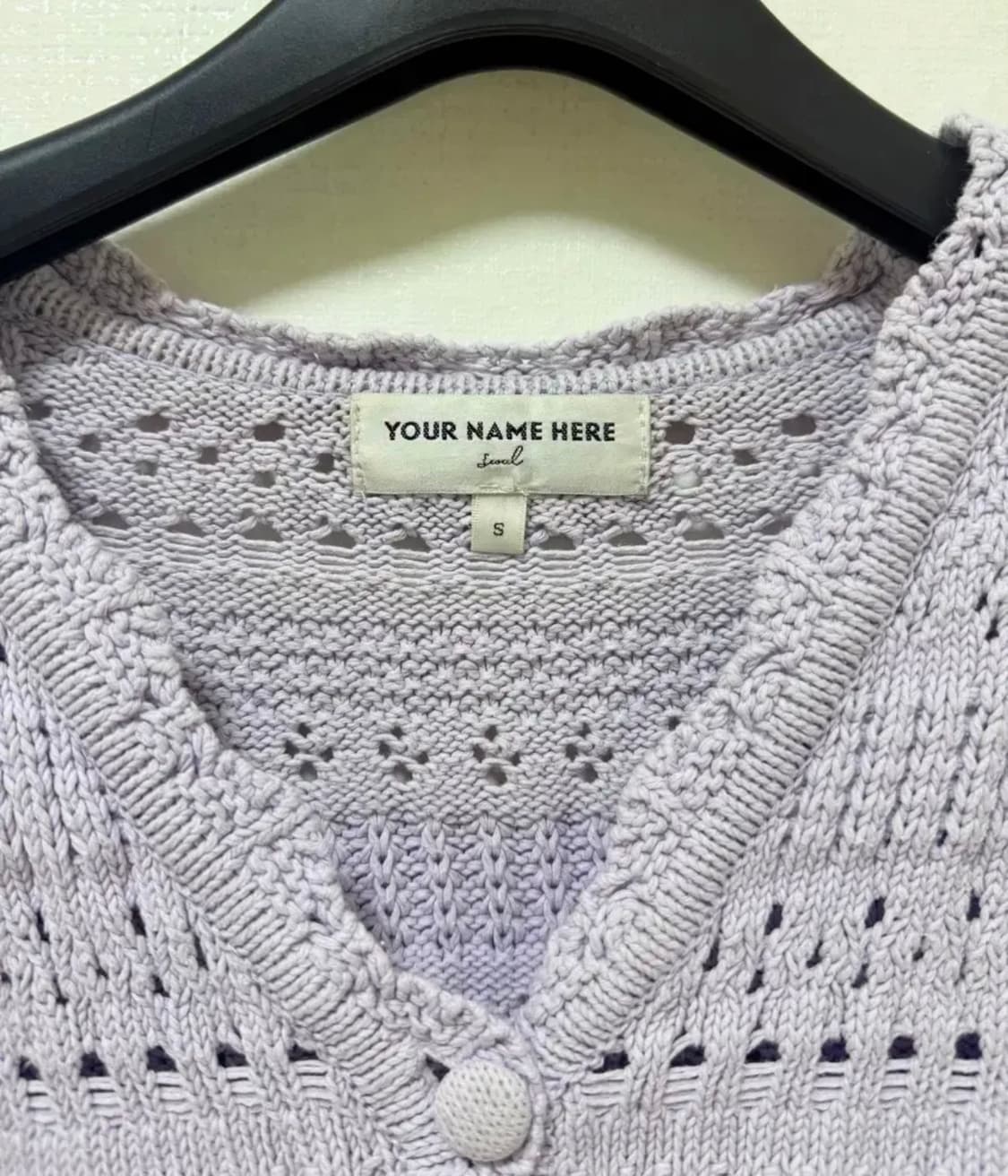 유어네임히얼 물결이 가디건(S/한선화가디건) 상품이미지5