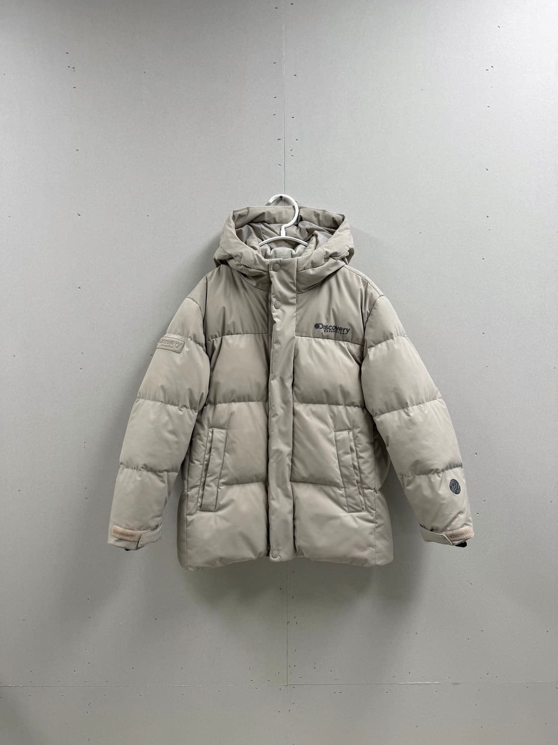 키즈 150 / 디스커버리 레스터G 구스다운 패딩 베이지 상품이미지1