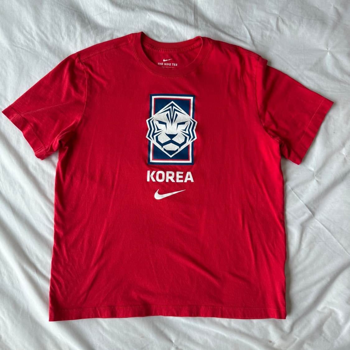 나이키 한국 국대 티셔츠 레드 XL 상품이미지2