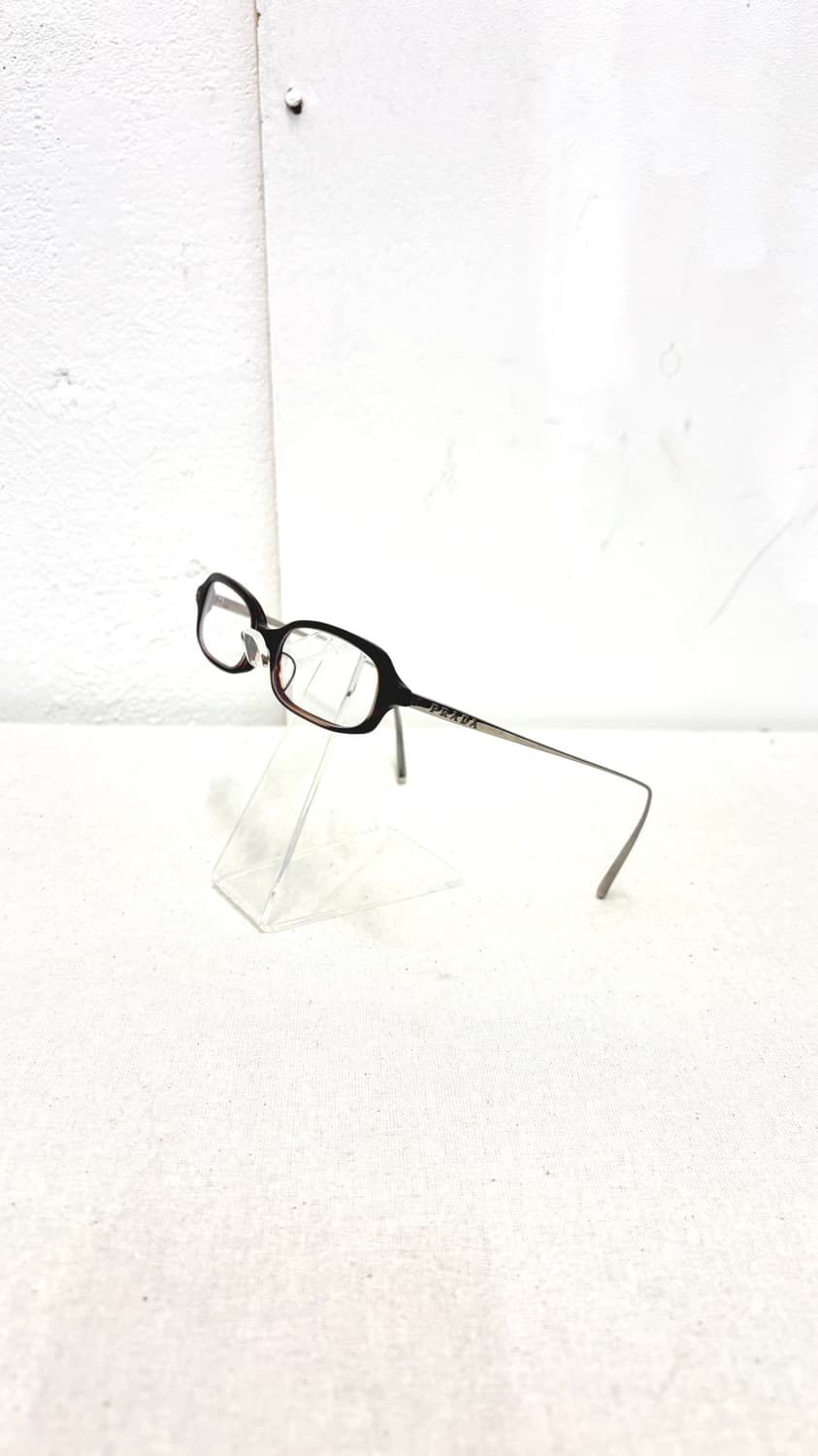 PRADA logo temple slim rectangle eyewear 상품이미지3