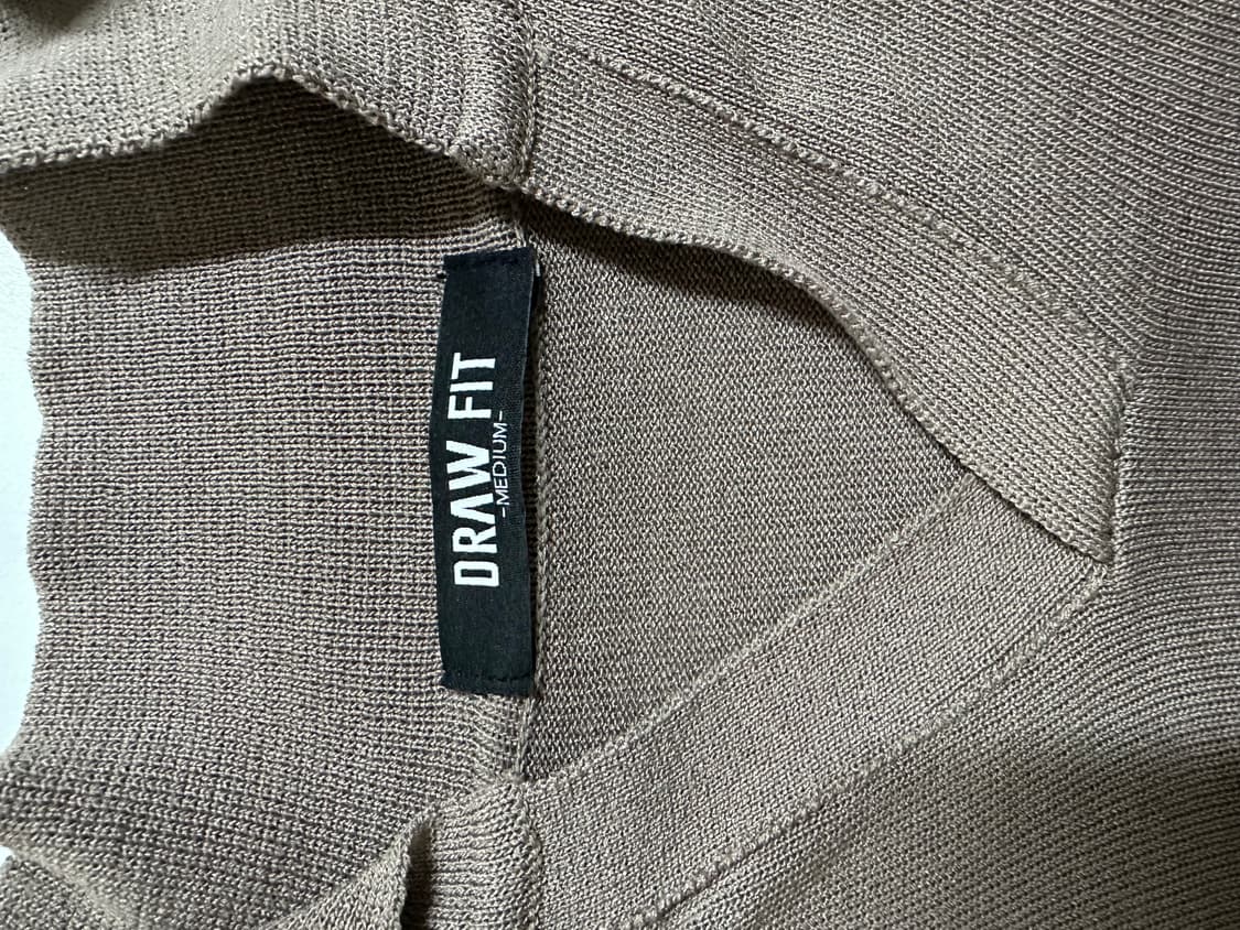 DRAW FIT 브라운 니트 탑 M사이즈 상품이미지2