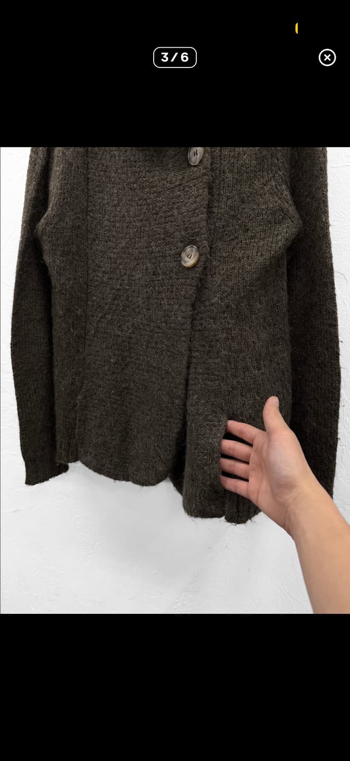 chime 모헤어 니트 후드 가디건 상품이미지3