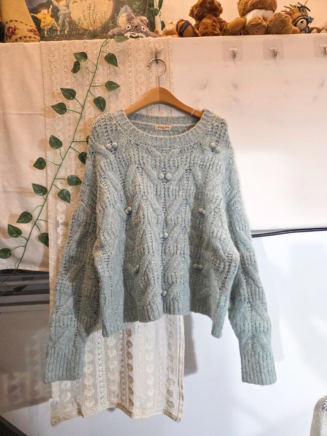 sm2 폼폼 짜임 니트 상품이미지1