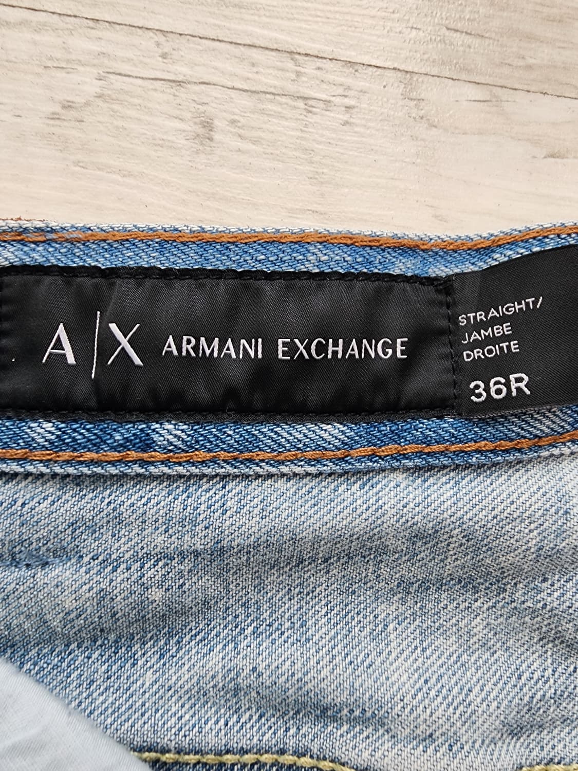 ARMANI 알마니 익스체인지 데님 팬츠. (36~37)인치 연청 청바지 상품이미지6