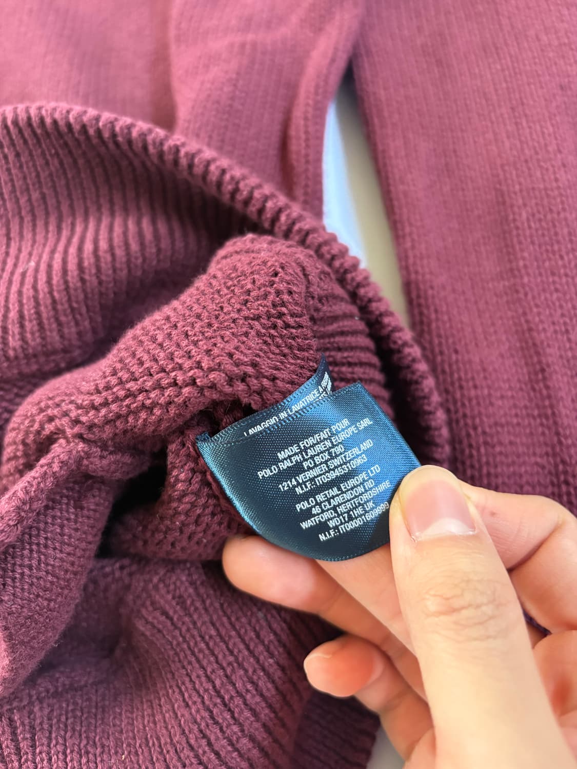 폴로 랄프로렌 빅포니 니트 집업 상품이미지6