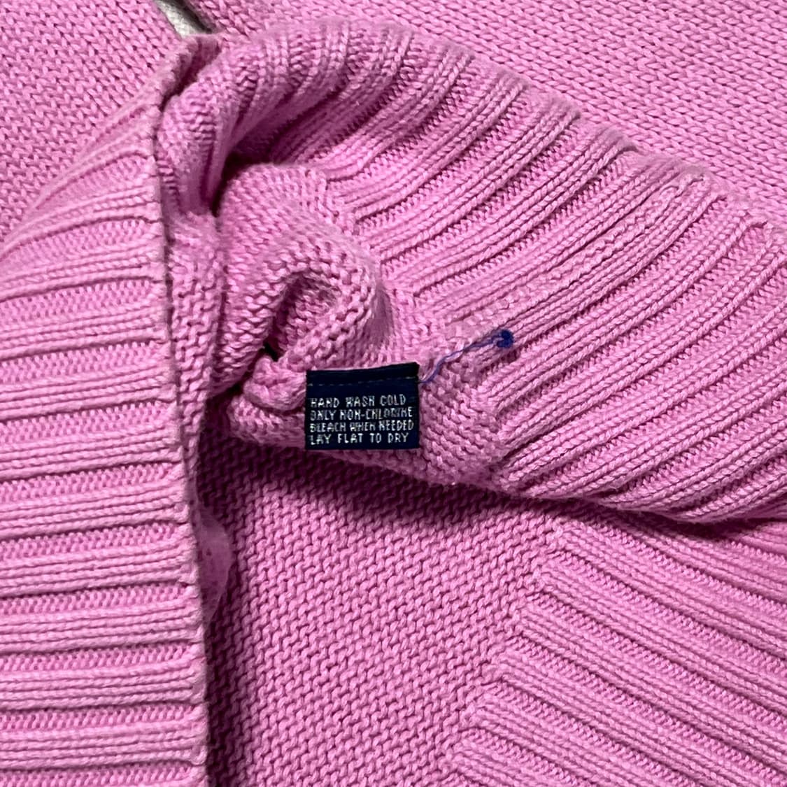 XL 폴로랄프로렌 핑크 코튼 니트 상품이미지5