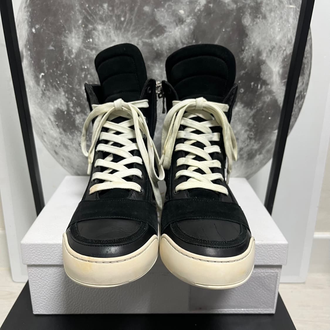 정품 43) 발망 레더 하이탑 부츠 스니커즈 275~280 상품이미지3