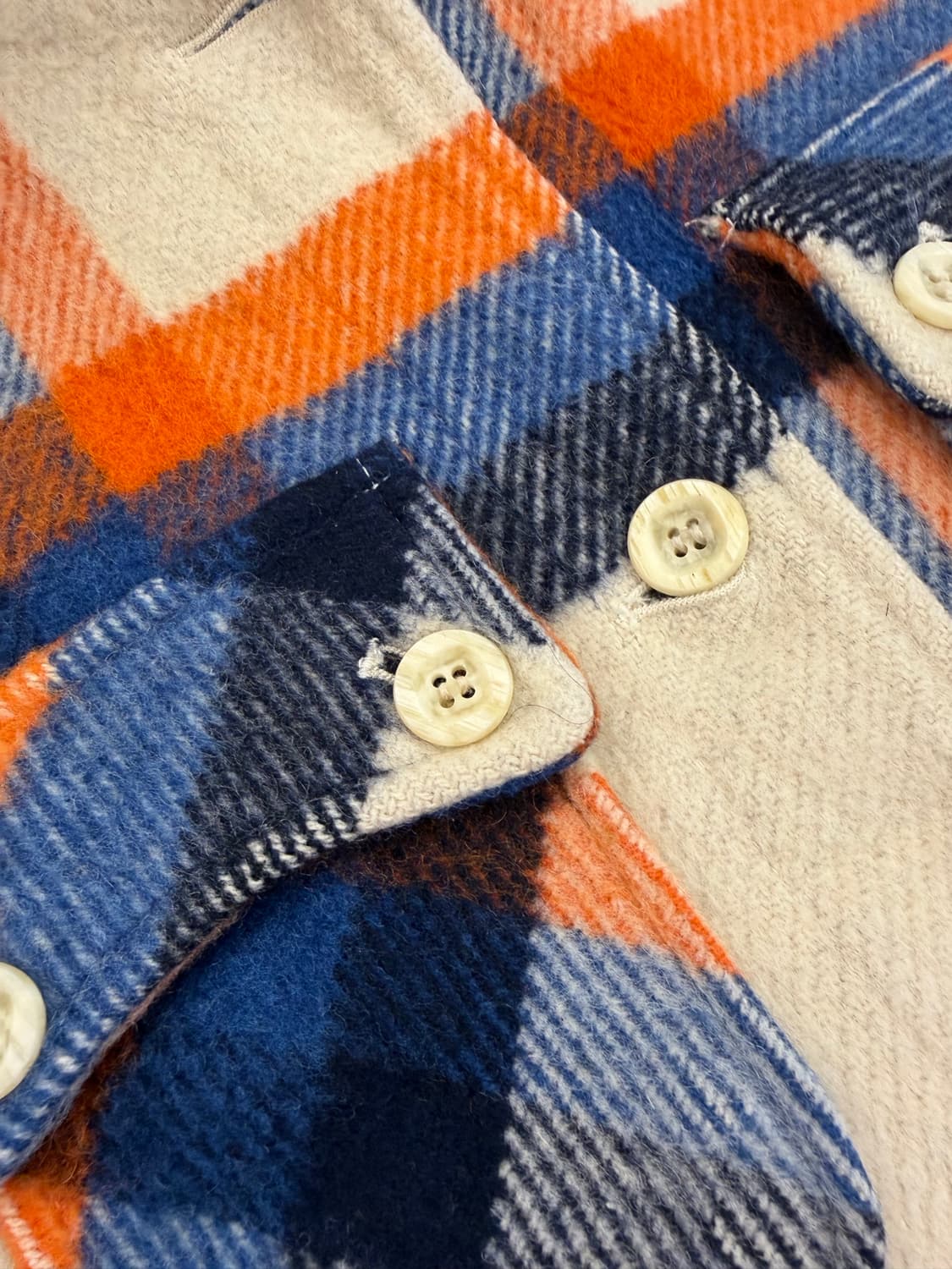 맥그리거 울 체크 셔츠 자켓 상품이미지5