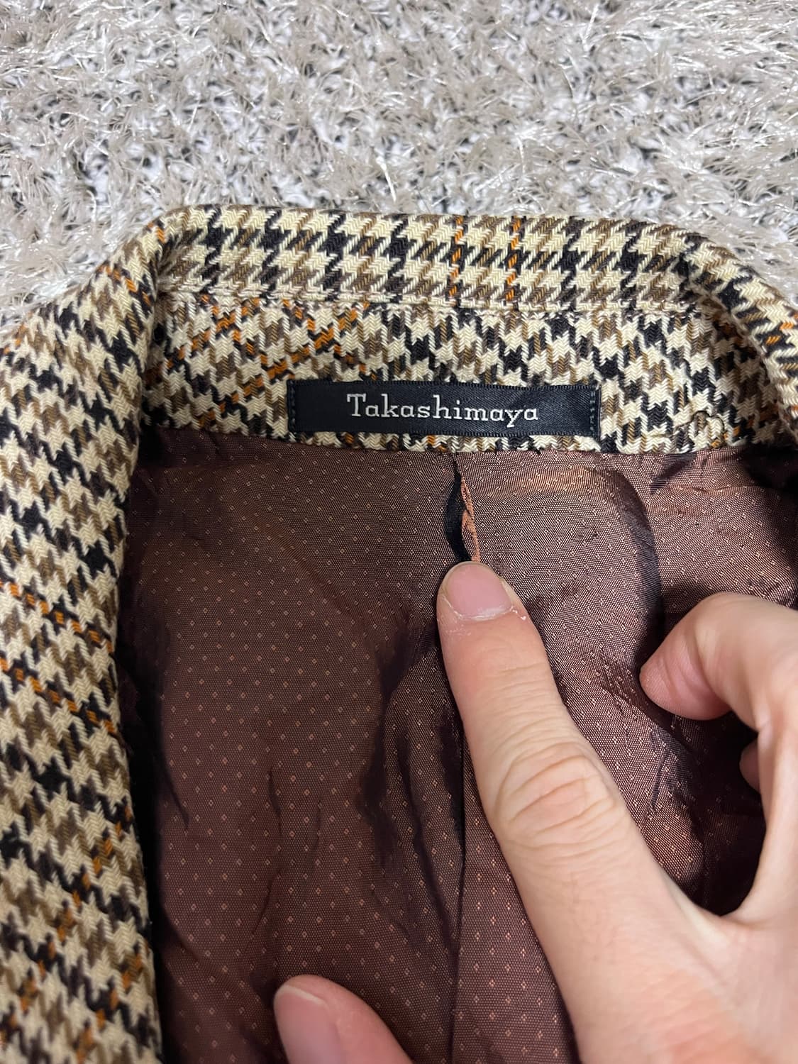 일본 고급백화점 타카시마야 하운드투스 코트 사이즈 105~110 상품이미지3