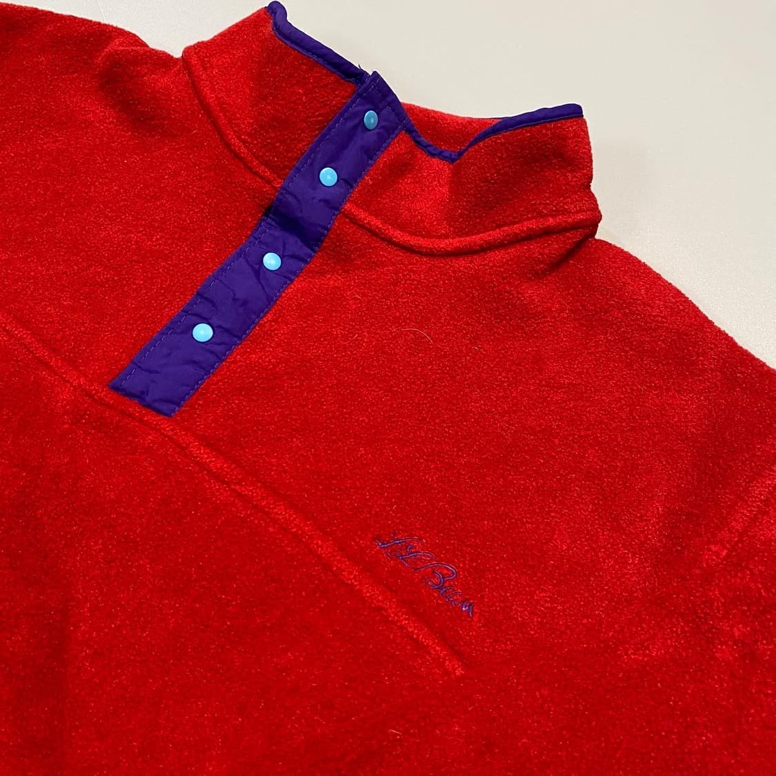 엘엘빈 플리스 하프집업 신칠라 상품이미지2