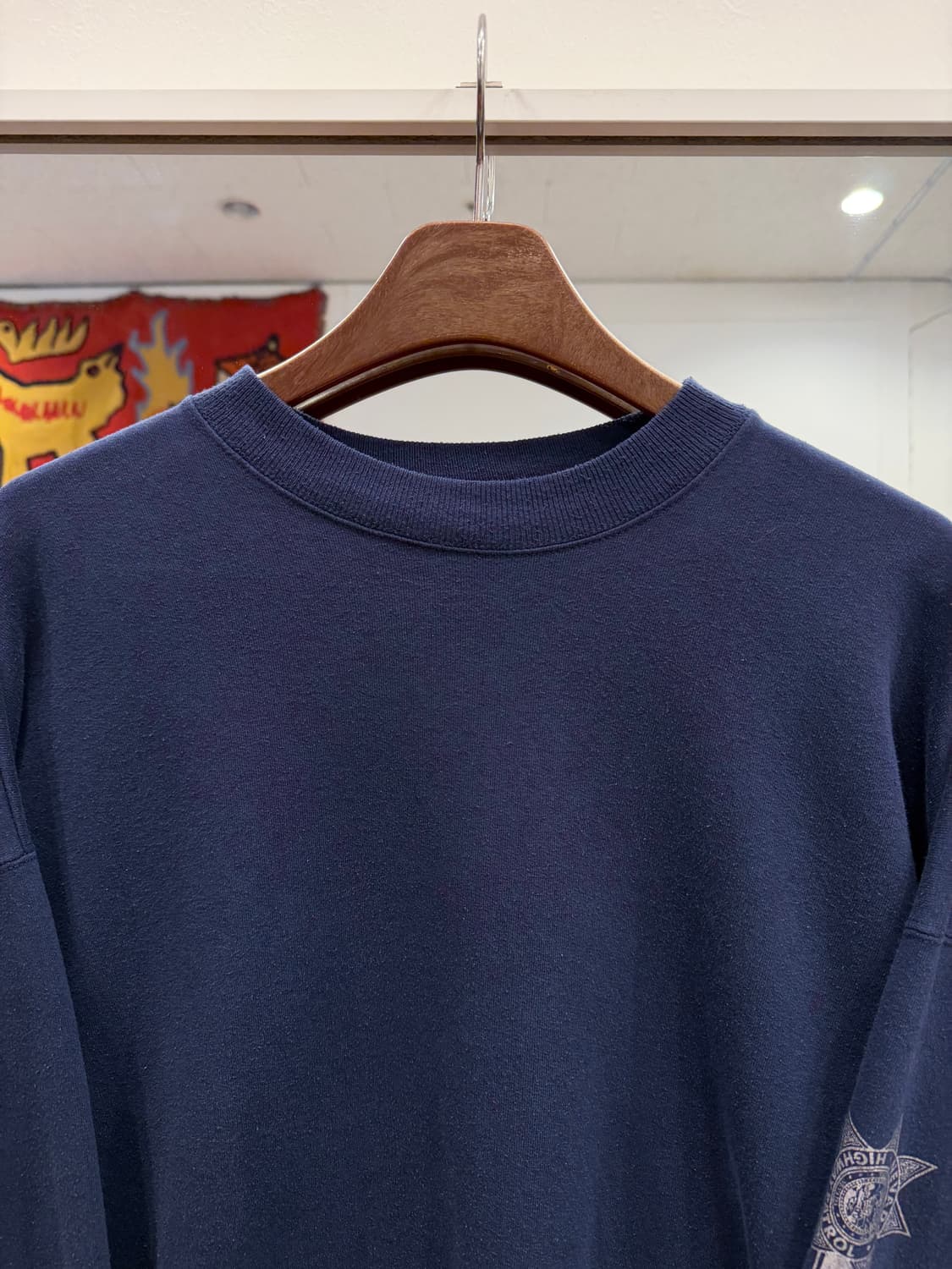 90s Hanes 헤인즈 플레인 스웻 셔츠 상품이미지3