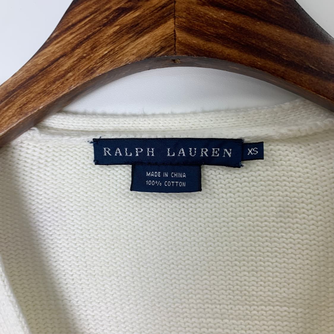 폴로 랄프로렌 화이트 니트 가디건 상품이미지4