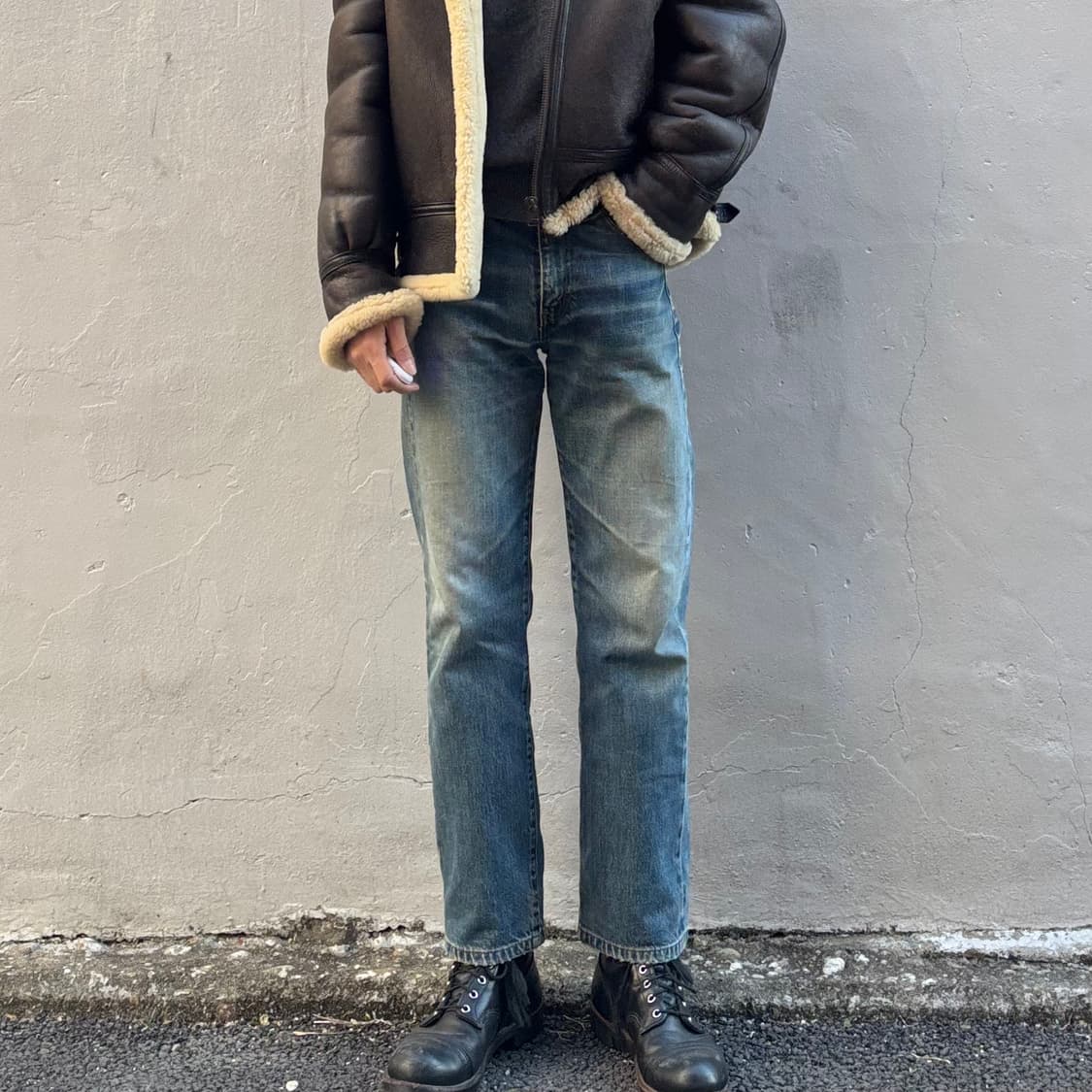 90~00년대 일본 리바이스 502 빅e 셀비지 상품이미지3