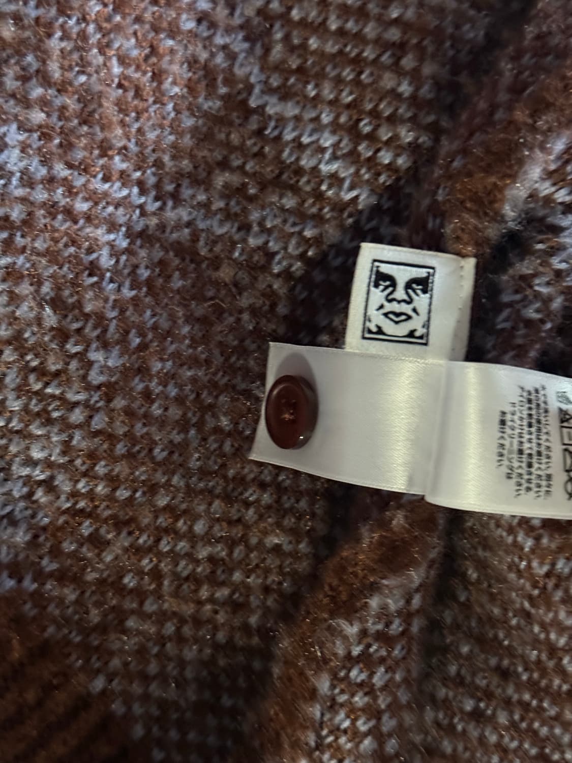 OBEY 오베이 스타 브러시 가디건 L 상품이미지2