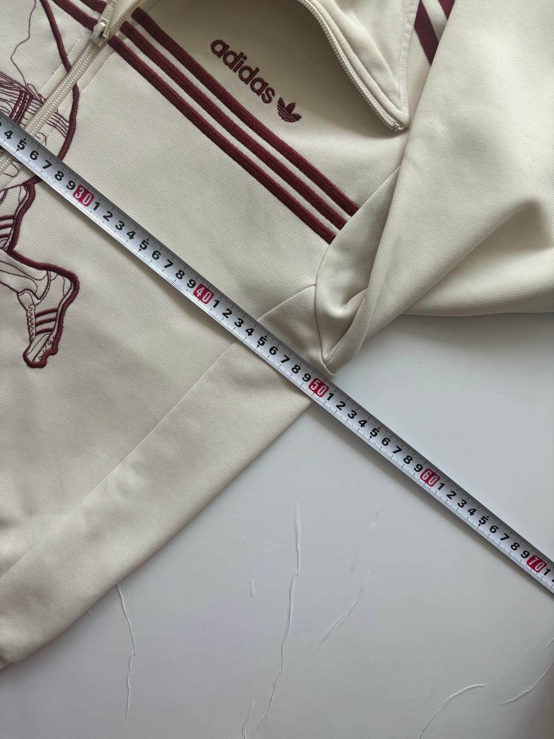 adidas 아디다스 빈티지 크림 런닝 트랙탑 상품이미지7
