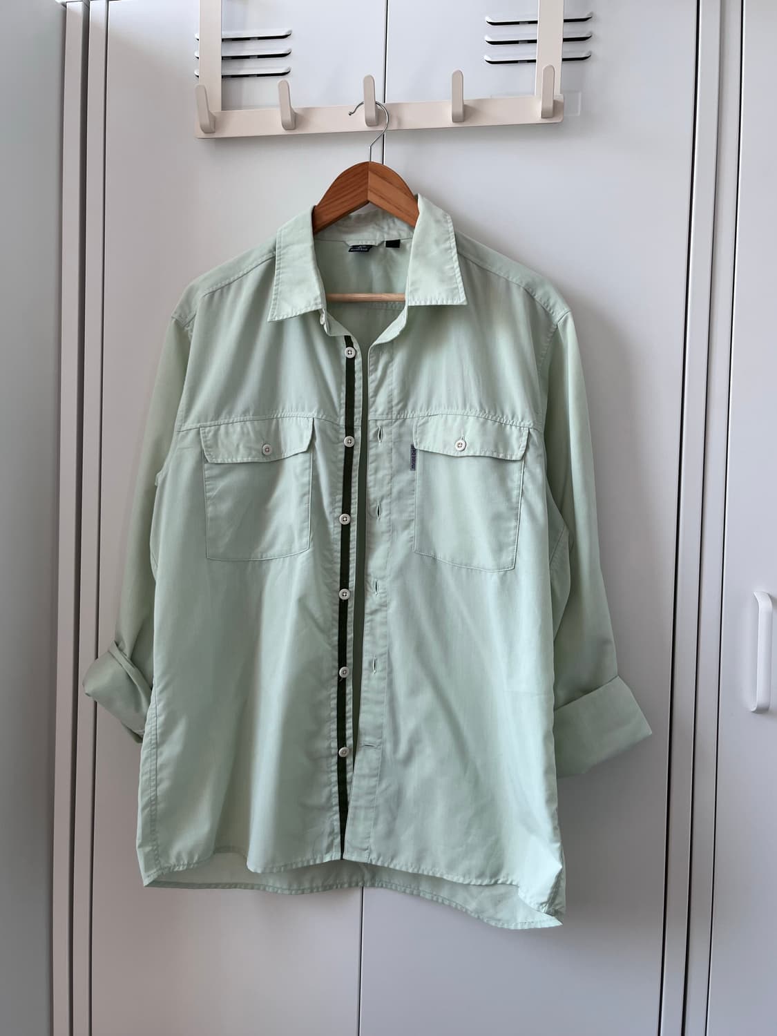 Montbell 몽벨 민트 오버핏 셔츠 남방 상품이미지5