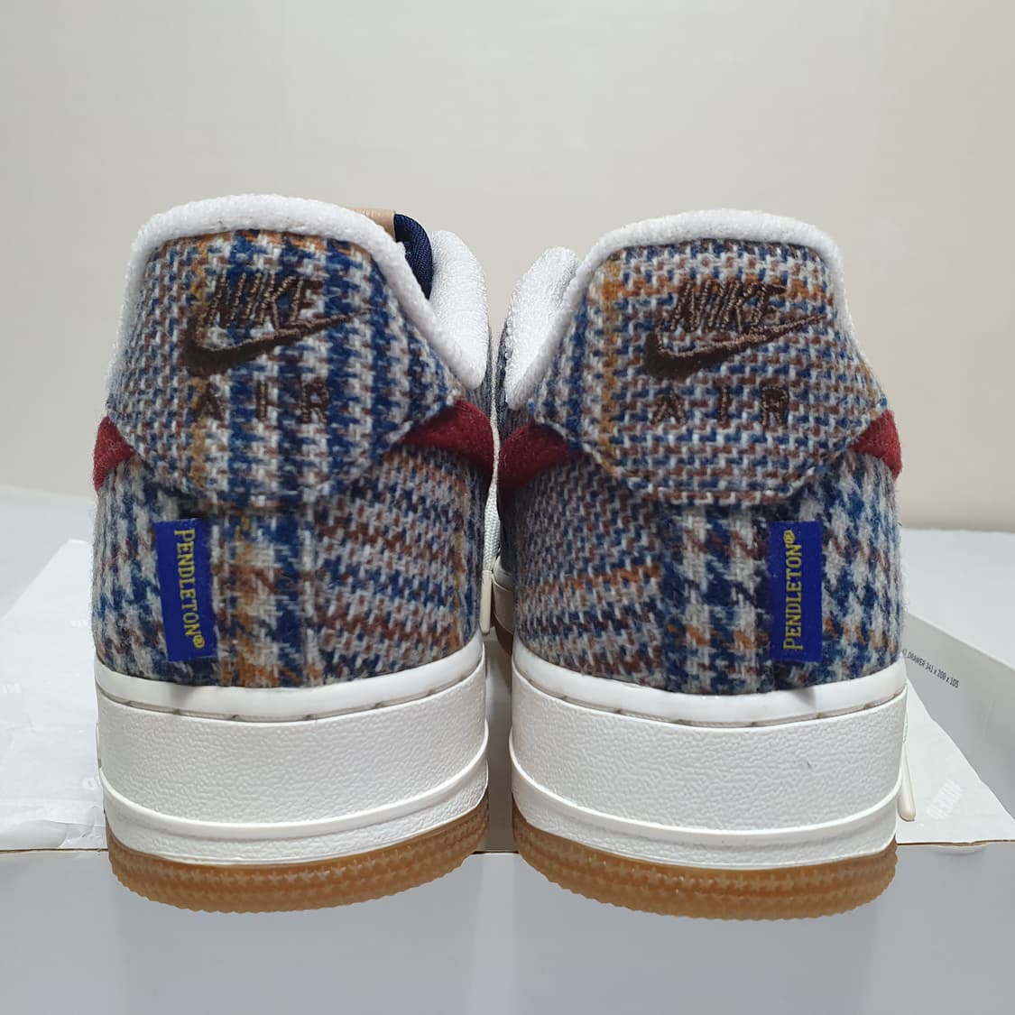 275 나이키 x 펜들턴 에어포스 1 로우 ID 네이비 상품이미지7