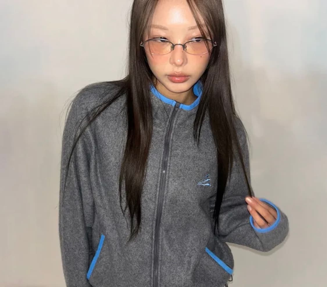 HESSU Fleece Zip-up [Grey] HESSU 플리스 집업 상품이미지1