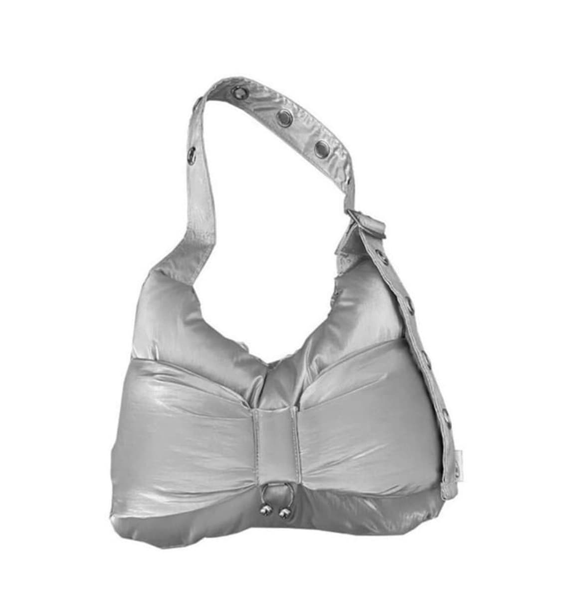 누옛 리본실버피어싱백 상품이미지1