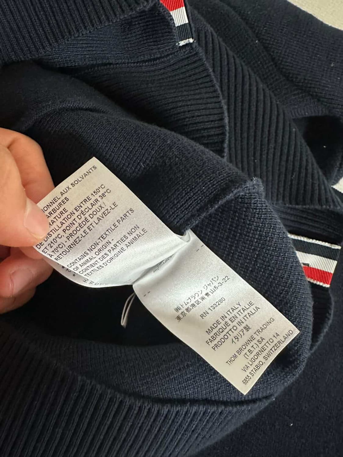 금장 톰브라운 가디건 상품이미지6