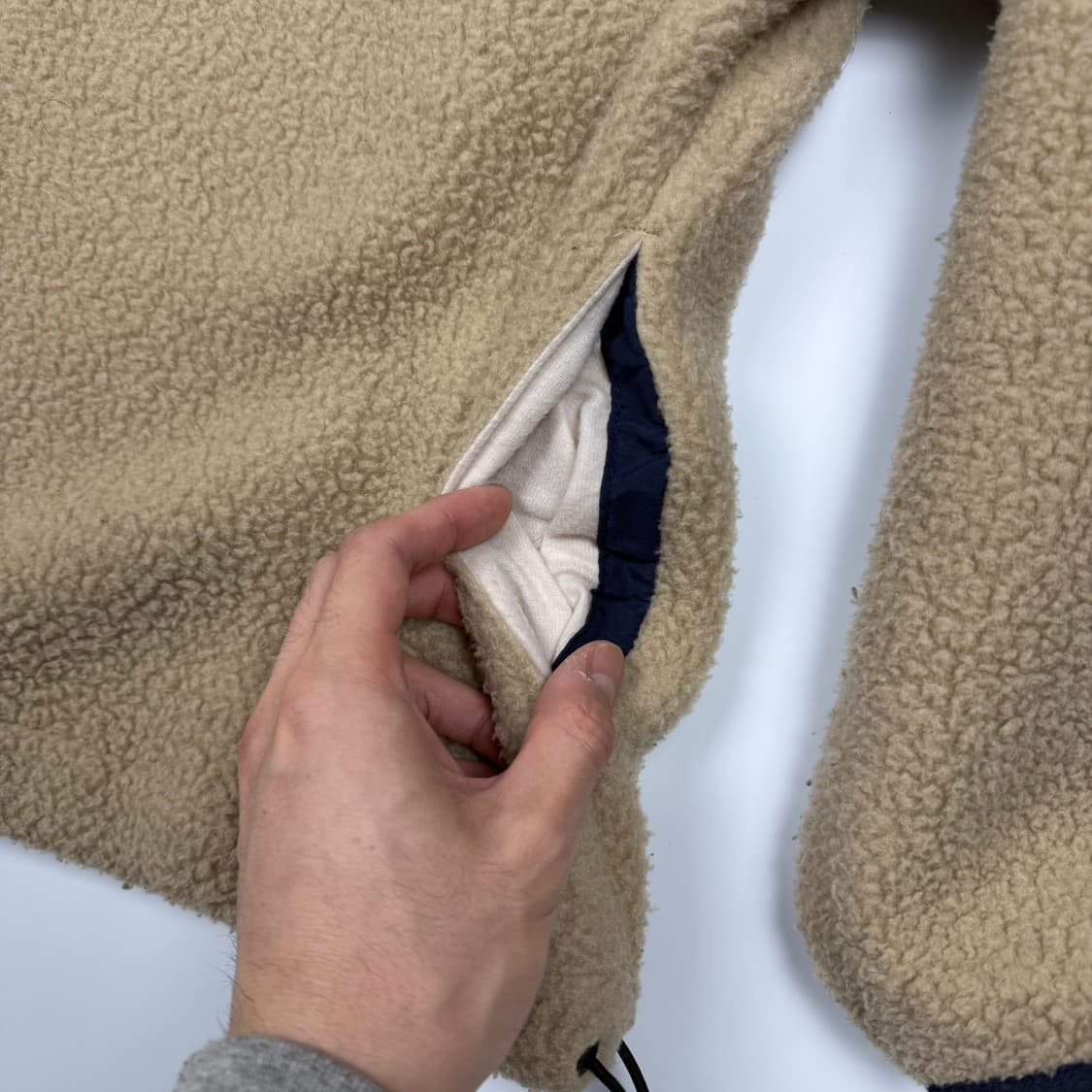 (110) 80s 엘엘빈 플리스 풀오버 내추럴 상품이미지6