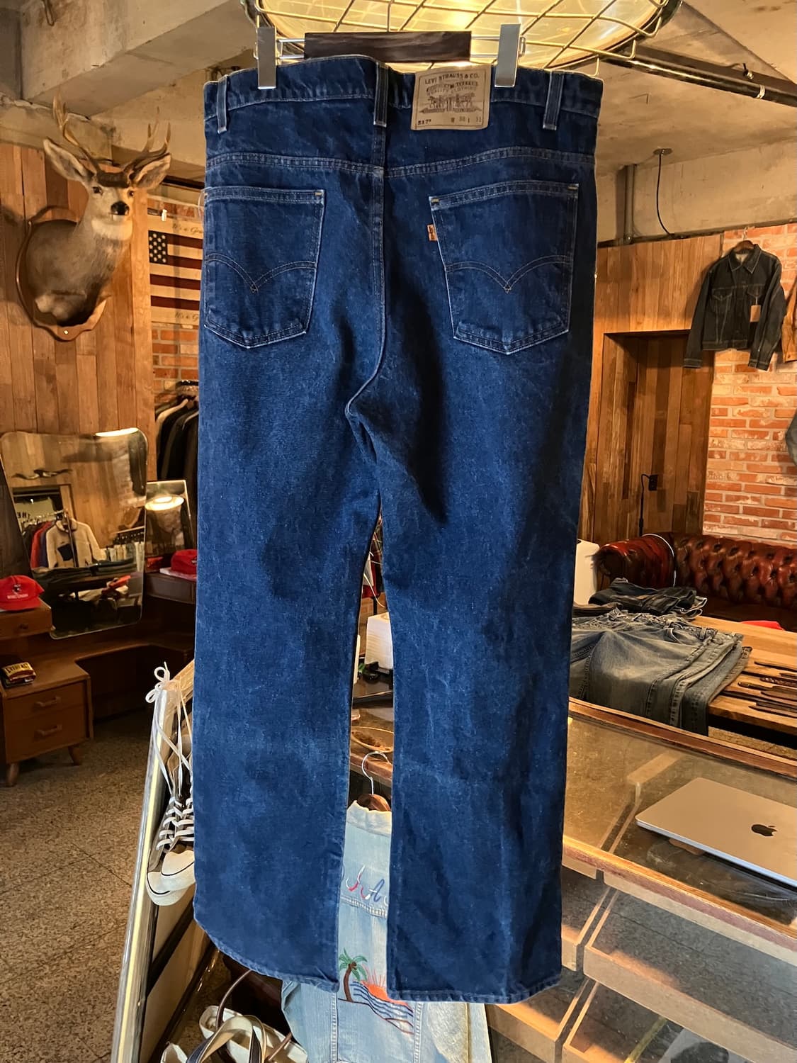 90s USA 빈티지 리바이스 517 부츠컷 데님 팬츠 상품이미지5