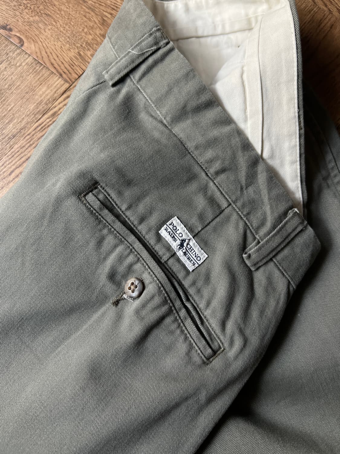 [32]90's 폴로 랄프로렌 Andrew 카키그레이 치노팬츠 상품이미지7
